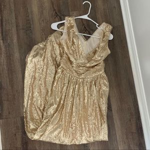 Gold Sequin Gown